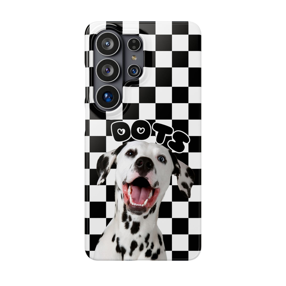 Dalmatian 'Dots' Checkerboard Phone Case