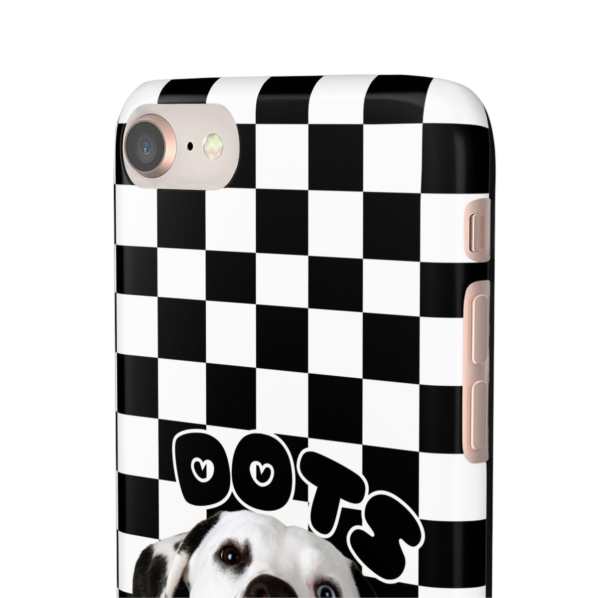 Dalmatian 'Dots' Checkerboard Phone Case