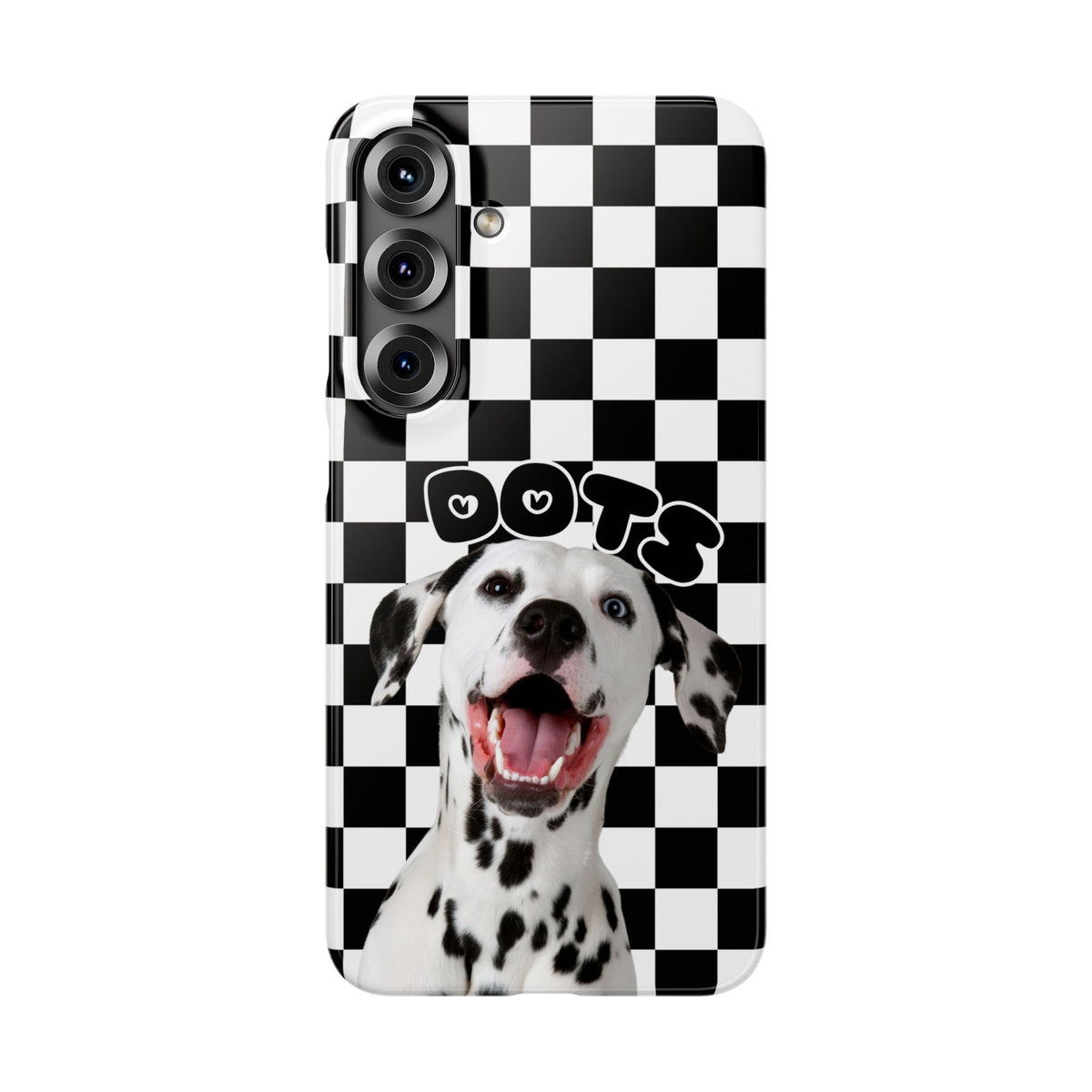 Dalmatian 'Dots' Checkerboard Phone Case