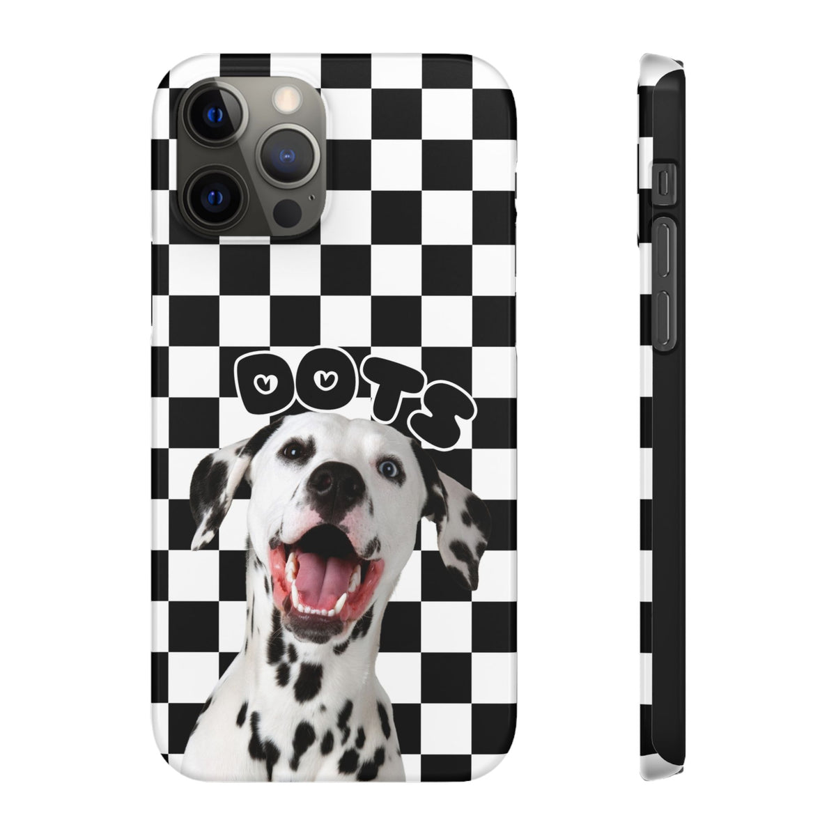 Dalmatian 'Dots' Checkerboard Phone Case