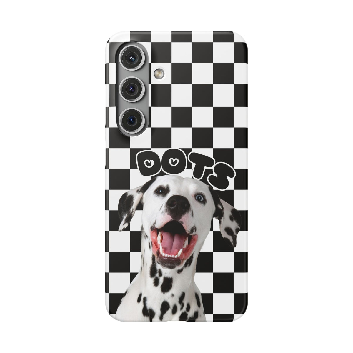 Dalmatian 'Dots' Checkerboard Phone Case