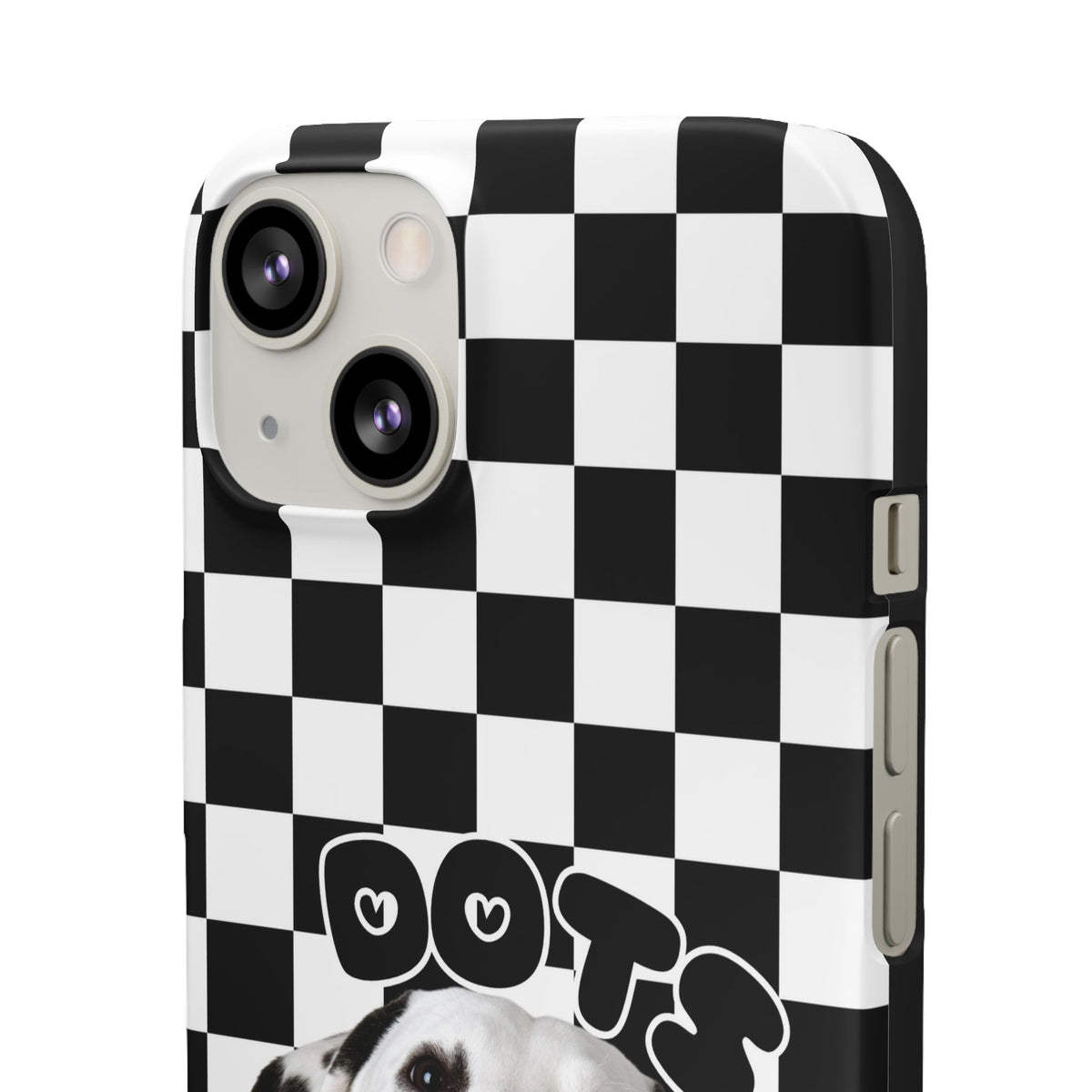 Dalmatian 'Dots' Checkerboard Phone Case