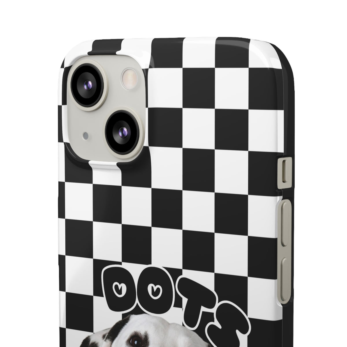 Dalmatian 'Dots' Checkerboard Phone Case